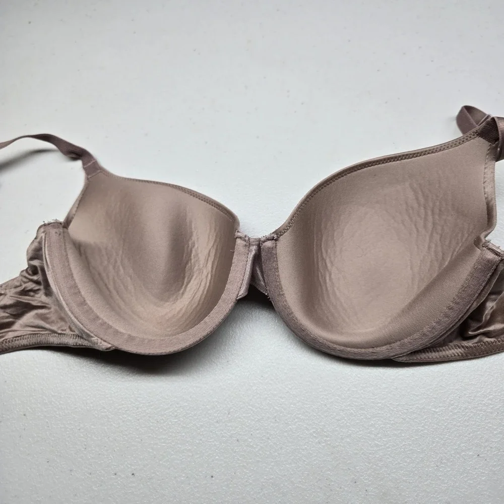 Btempt'd‎ Women Bra 34D Taupe T Shirt Underwired Strap Lightly Lined